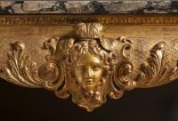 Important George II Period Giltwood Sidetable / Console Sidetable of Immense Proportions England circa 1735