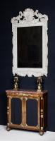 Rare William Kent Period (1684-1748) White Painted Mirror  William Kent  England, circa 1740