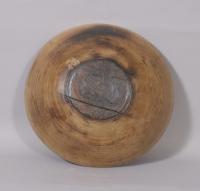 S/2900 Antique Treen 19th Century Sycamore Bowl