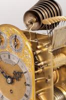 Howell & James, London: A small eight-bell chiming bracket clock movement
