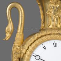 A Gilt-Bronze Empire Clock In The Form Of a Classical Urn, by Maison Lepautre