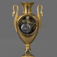 A Gilt-Bronze Empire Clock In The Form Of a Classical Urn, by Maison Lepautre