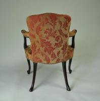 Hepplewhite Mahogany Salon Chair