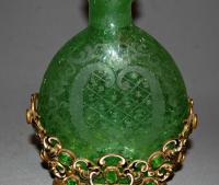 Bohemian Glass Perfume Bottle, 19th century