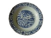 Ming - Wanli - Blue and White Deep Charger