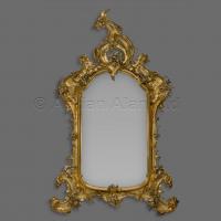 A Large Rococo Style Carved Giltwood And Silver Gilt Mirror ©AdrianAlanLtd