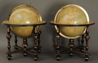 Delamarche Table Globes, French, Circa 1860
