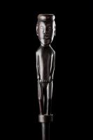 Rare South African Tsonga / Zulu Carved Ebony Prestige Staff