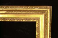 An early 18th century Italian carved and gilded 'Salvator Rosa' frame