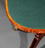 Regency card tables with matching sofa table