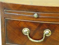 Small Mahogany 18th Century Bow Front Chest Of Drawers
