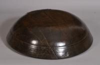 S/3321 Antique Treen 18th Century Cherry Wood Culinary Bowl