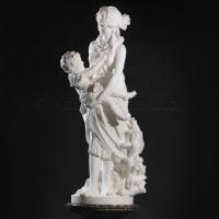 ‘The Finding of Moses’ - A White Marble Figural Group, by Pietro Bazzanti