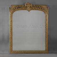 Large Regence Style Carved Giltwood and Gesso Mirror ©AdrianAlanLtd