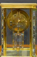 Four Glass Mantel Clock