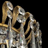 A Fine Regency Period Gilt-Bronze and Cut-Crystal Frame Chandelier
