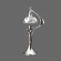 silver candle lamp