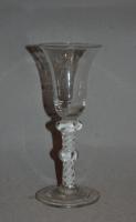 Unusual Air Twist Glass, late 18th century