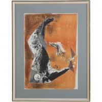 “Miracolo” by Marino Marini lithograph in colours