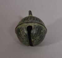 S/3406 Antique 18th Century Bronze Crotal or Rumble Bell