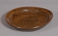 S/3452 Antique Treen 18th Century Sycamore Platter