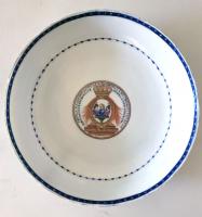 Chinese Export European-subject Saucer Dish For Mexican Market,  King Charles IV of Spain Accession Commemoration Service
