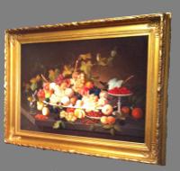 Still Life with Fruit on a Platter, Severin Roesen Studio, New York, Circa 1850