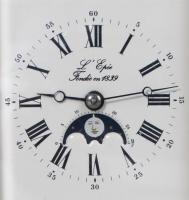 L’Epée Moonphase Carriage Clock with Tourbillon Escapement dial