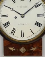WM. Hunter: Early 19th Century Dropbox Wall Timepiece