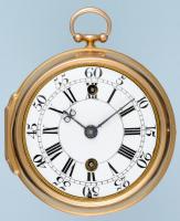 Rare Early Verge Pocket Watch with Garden of Eden Automation