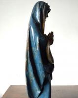 Limewood sculpture of the virgin. Southern Germany, early 16th century