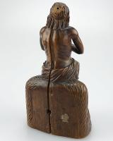 A boxwood sculpture of ‘Ecce Homo’. German, mid 17th century