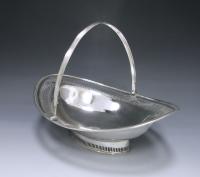Aldridge Georgian silver cake basket 1789