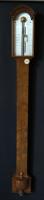 William Fraser - London. Georgian mahogany stick barometer
