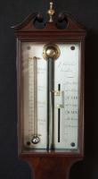  John Bleuler - London. Mahogany Stick Barometer