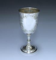 William Hutton Victorian  Silver Goblet 1900