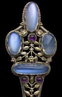 An Impressive Artificers' Guild Arts & Crafts Brooch Attributed to EDWARD SPENCER (1873-1938)