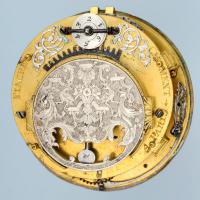 Silver Oignon with Mock Pendulum