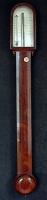 Abraham Jackson - Liverpool. 19th Century mahogany bow-fronted Stick Barometer