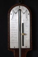 William Bowie - Newcastle-upon-Tyne. 19th Century mahogany Stick Barometer