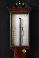 William Fraser -London. 18th Century Georgian mahogany stick barometer. c1790