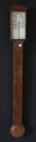 William & Samuel Jones - London. 19th Century mahogany Stick Barometer 