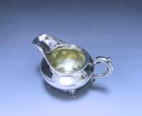 Pearce and Burroughs silver cream jug 1837