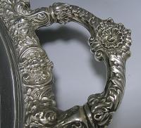 Walker and Hall silver tray 1897