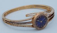 Diamond Set Gold Bracelet Watch