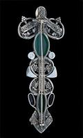Amy Sandheim Impressive Celtic Sceptre Brooch