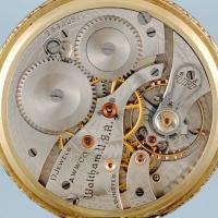Gilt Waltham Secometer Pocket Watch
