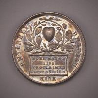 ACCESSION of KING GEORGE III Medal. London 1760