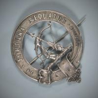 Antique Silver Scottish Clan Badge - Gordon (Earl of Aberdeen). Circa 1870