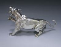 A Silver Model of a Tiger